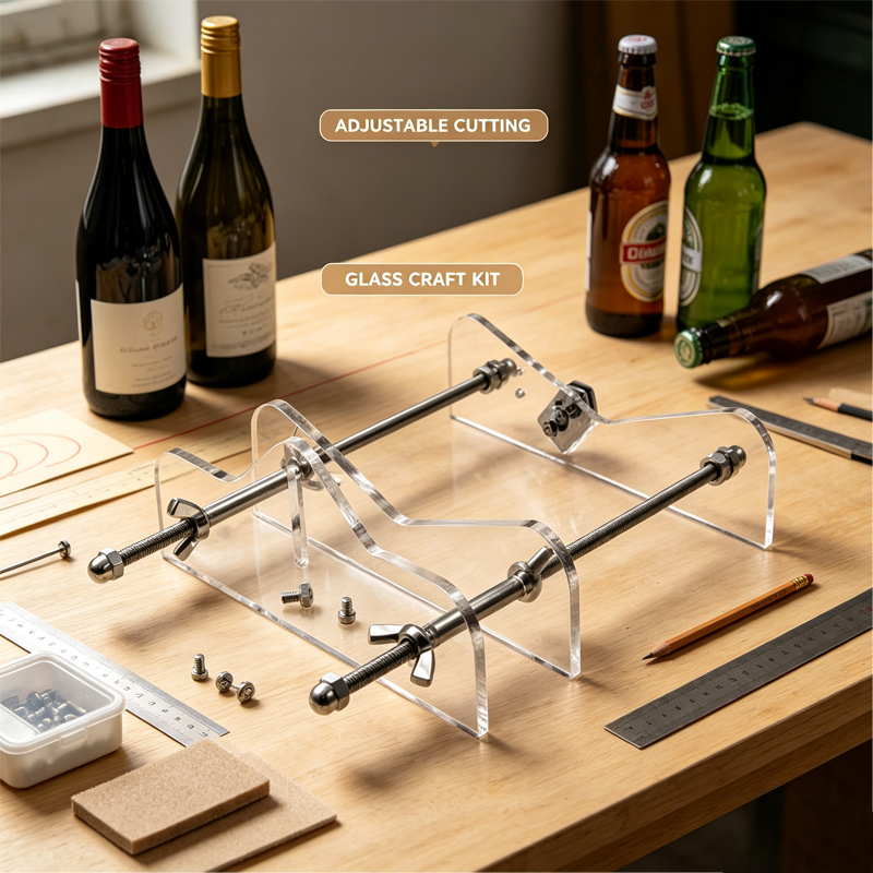 Beer Wine Kit - أداة جديدة لقطع الزجاجات، طقم قطع