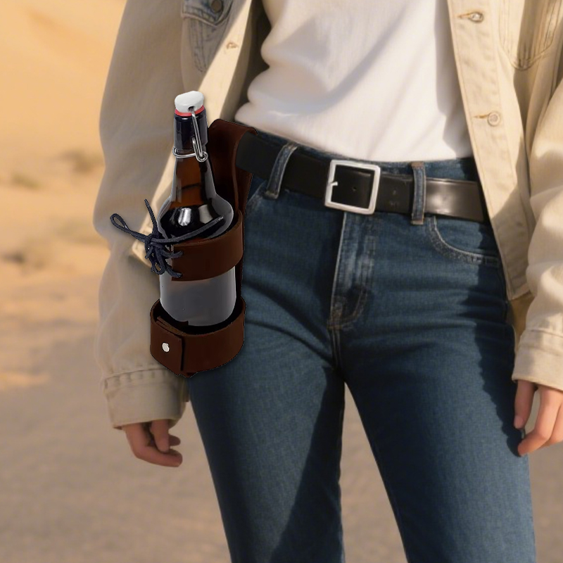Beer Wine Kit - القرون الوسطى فايكنغ زجاجة ماء الحقيبة