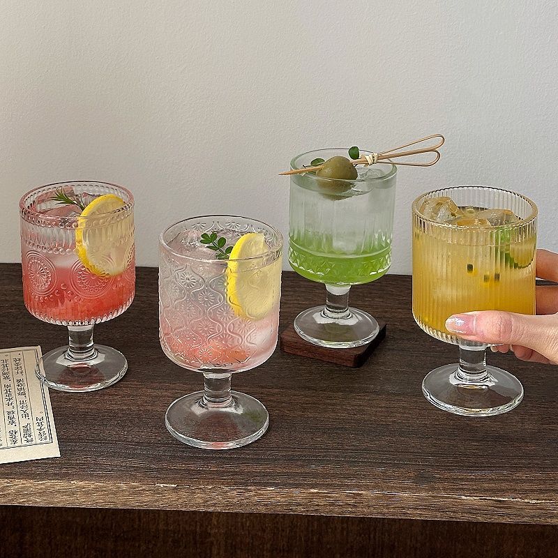 Wine Beer Mixed Drinks - 4 قطعة مجموعة خمر تنقش مختلط