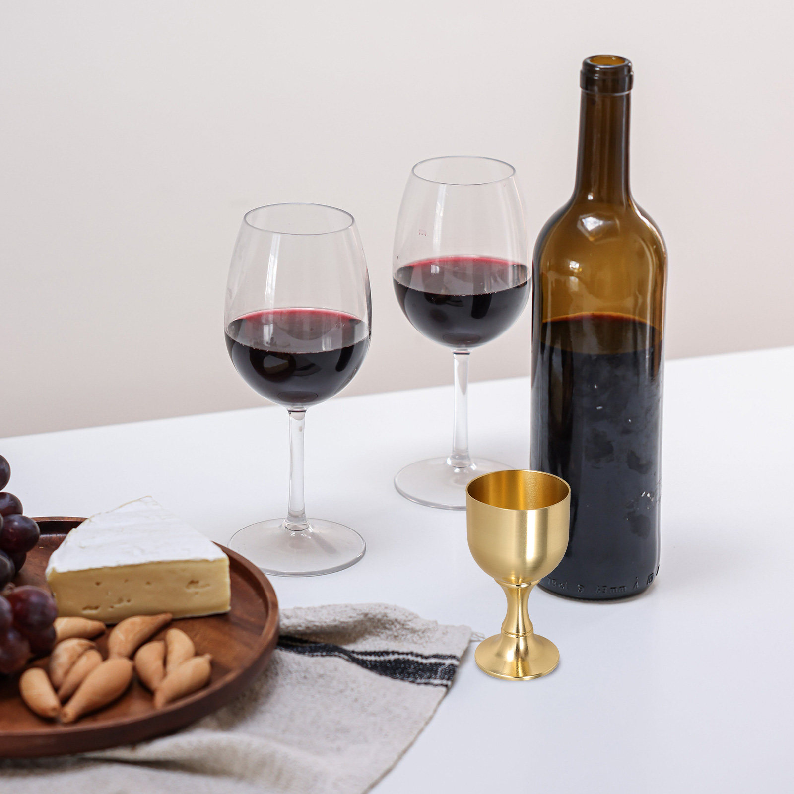 كأس نحاسي بتصميم عتيق أنيق متع - مراجعة Wine Beer Whiskey وسعره