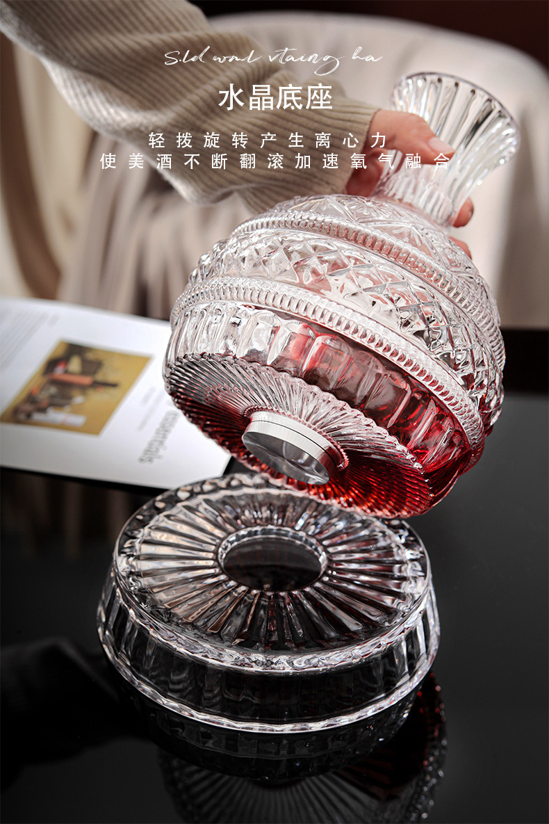 DEOUNY إناء النبيذ الدوار الما - مراجعة Wine Beer Whiskey وسعره