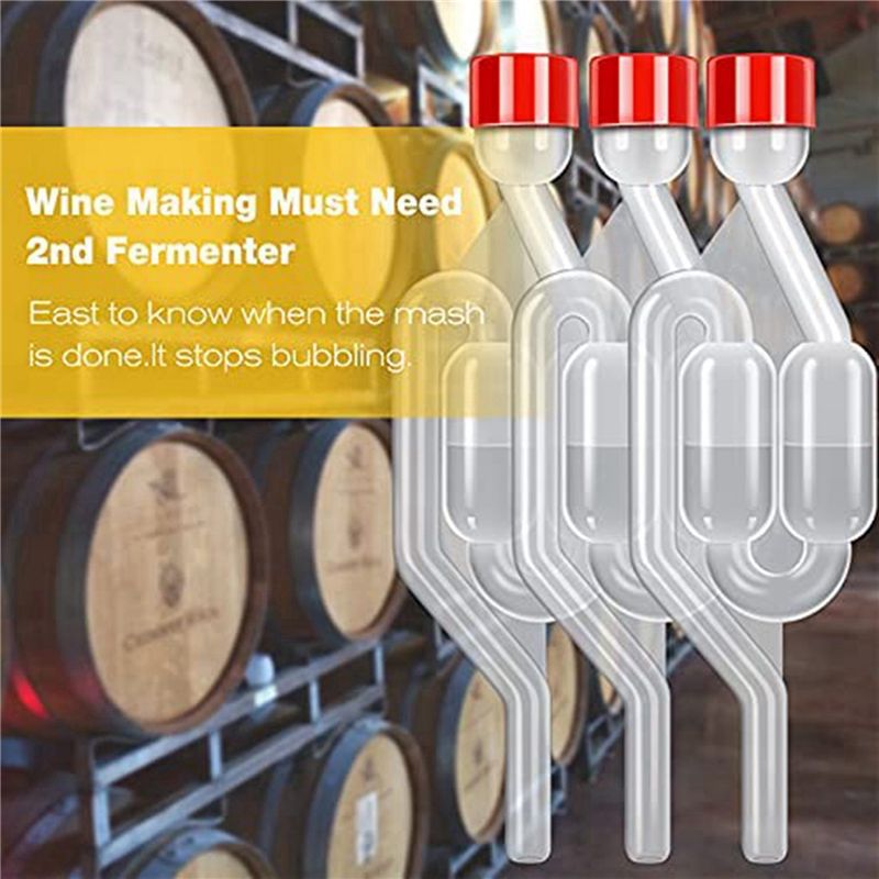 طقم AA81-Brew Airlock، 18 قطعة - مراجعة Beer Wine Kit وسعره