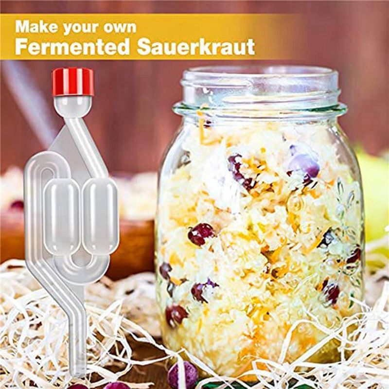 طقم AA81-Brew Airlock، 18 قطعة - مراجعة Beer Wine Kit وسعره