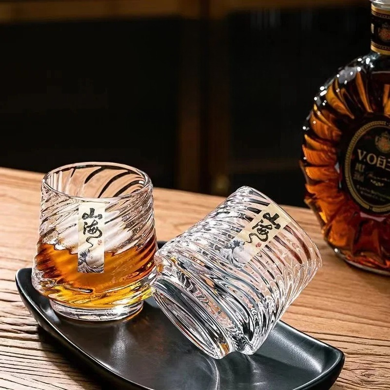 طقم أكواب ويسكي زجاجية، كؤوس ش - مراجعة Wine Beer Whiskey وسعره