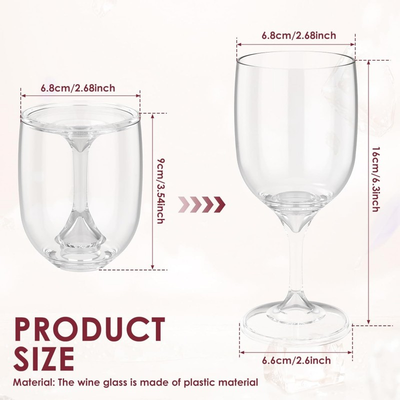 للطي كأس للنبيذ شفافة الغذاء ا - مراجعة Wine & Beer Shop Photos وسعره