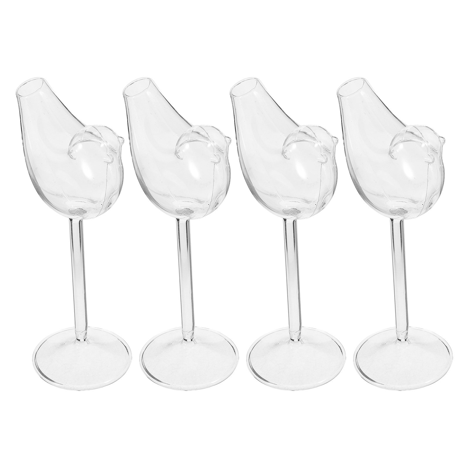 مجموعة من 4 أكواب نبيذ أنيقة و - مراجعة Wine Beer Mixed Drinks وسعره