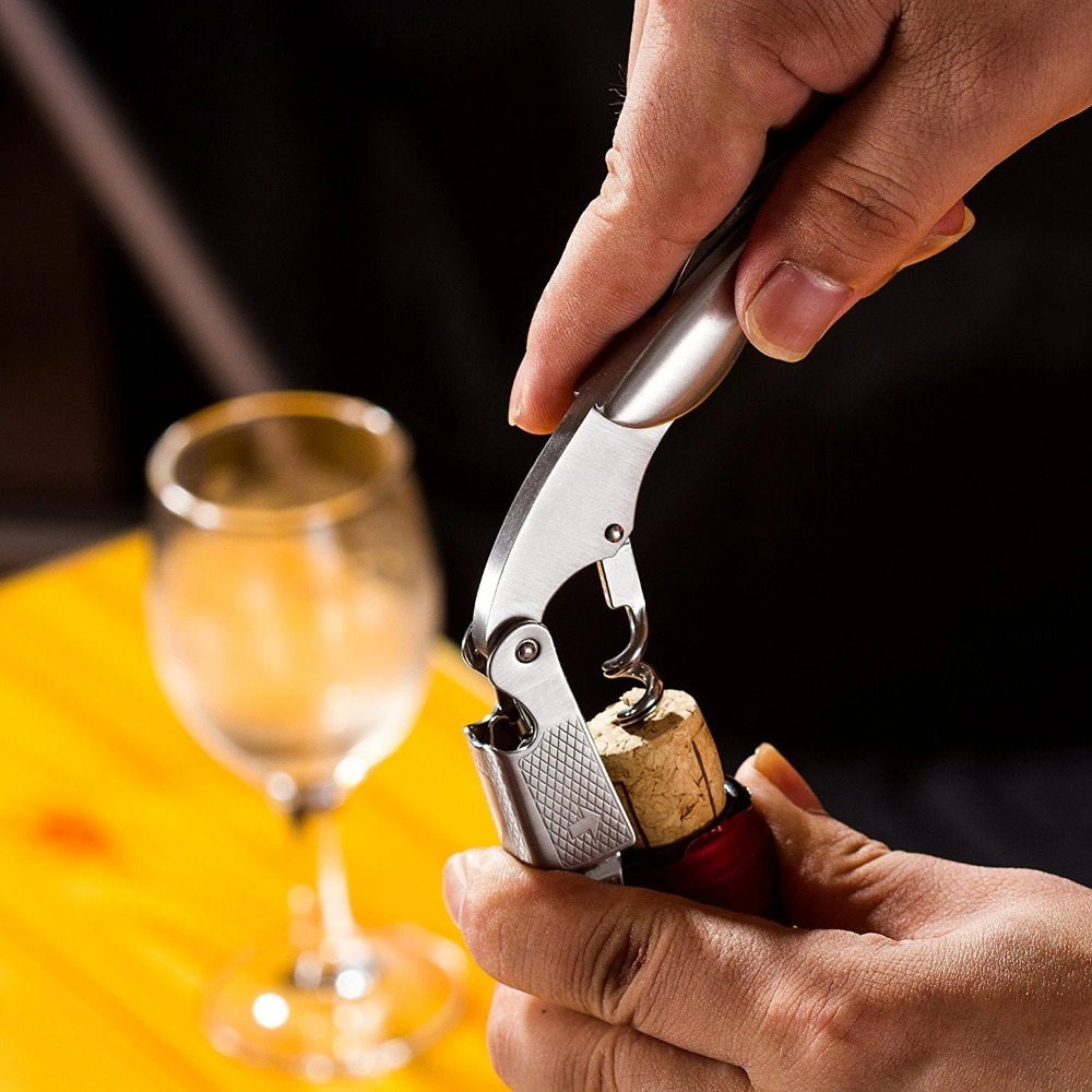 فتاحة زجاجات نبيذ محمولة متعدد - مراجعة Beer Wine Kit وسعره