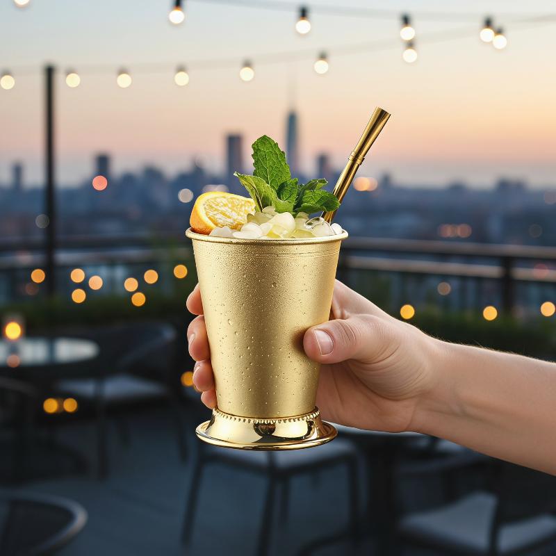 كوب مينت جوليب من الفولاذ المق - مراجعة Wine Beer Mixed Drinks وسعره