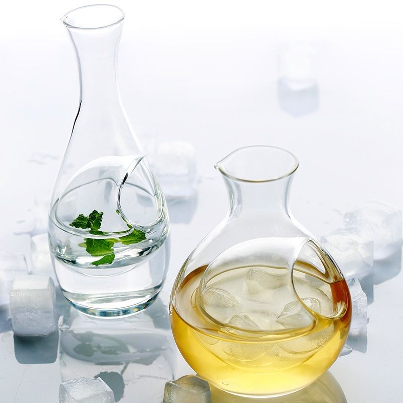 إبريق زجاجي كريستالي شفاف خالٍ - مراجعة Wine Beer Whiskey وسعره