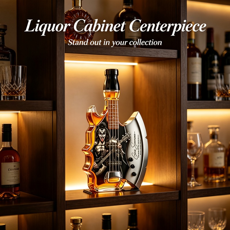 زجاجة ويسكي زجاجية مبتكرة على  - مراجعة Wine Beer And Spirits وسعره
