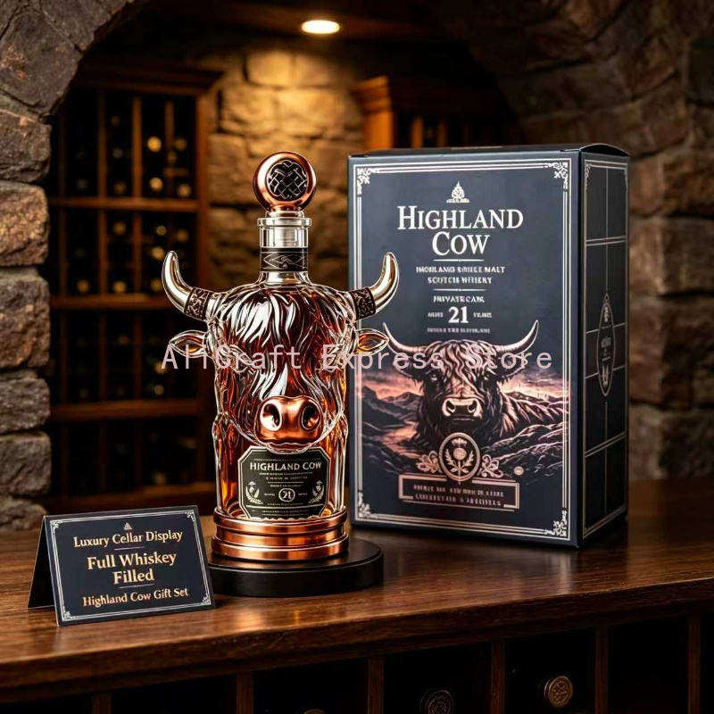 قارورة ويسكي كريستالية ثلاثية  - مراجعة Wine Beer And Spirits وسعره
